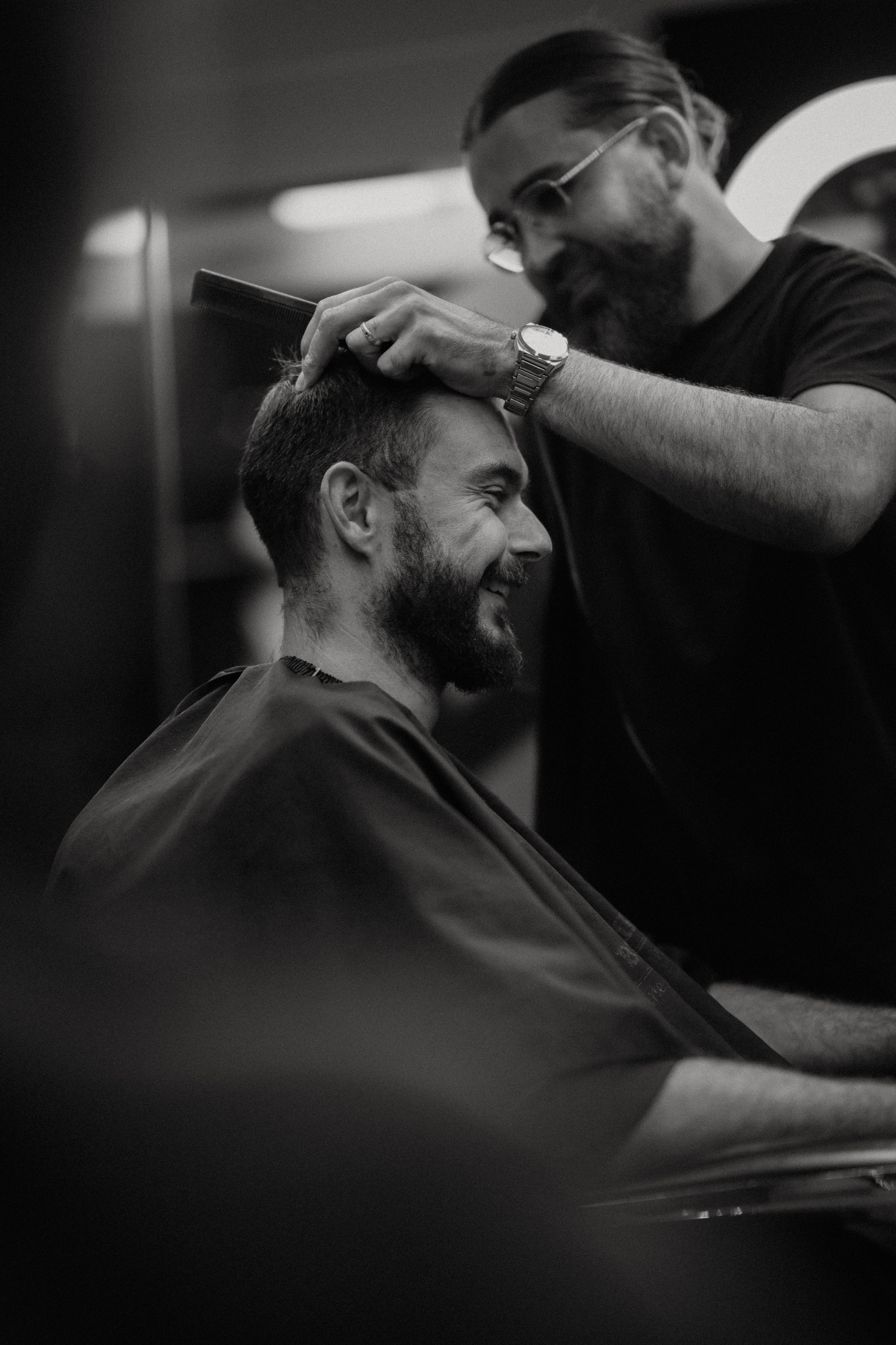 Soin du visage au salon Légende du Barbier